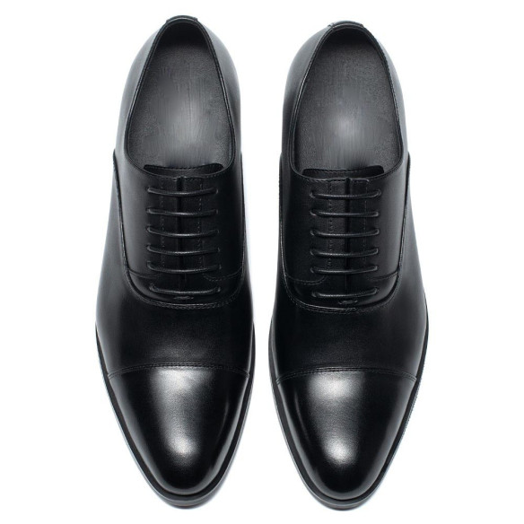 Dress Shoes With a Lift Captoe Cowhide Daniele 7CM
