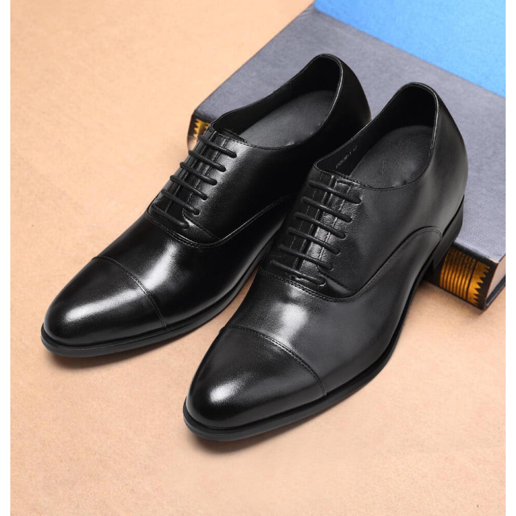 Dress Shoes With a Lift Captoe Cowhide Daniele 7CM