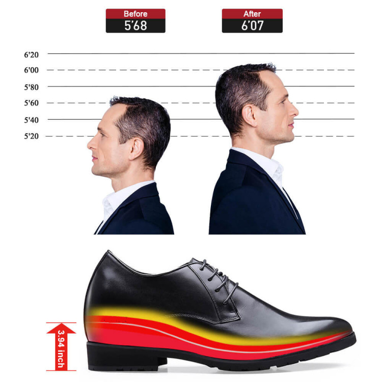4 Inches Elevator Shoes For Height Increase