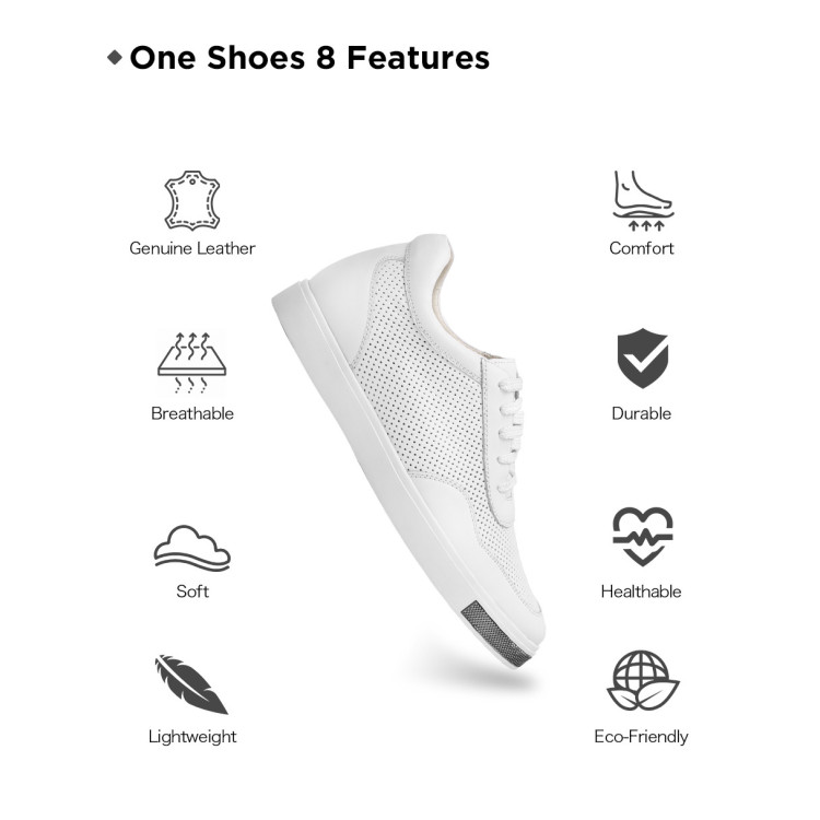 2.4 Inches Elevator Shoes White Enrico, Sneakers That Add 6CM 2.4 Inches Elevator Shoes White Enrico, Sneakers That Add 6CM